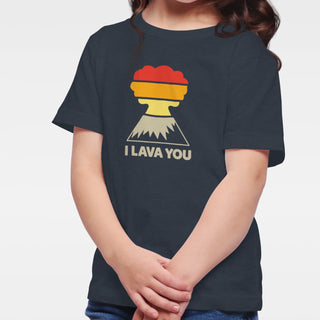 Kid's I Lava You Short Sleeve Graphic T-shirt