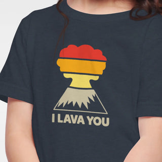 Kid's I Lava You Short Sleeve Graphic T-shirt